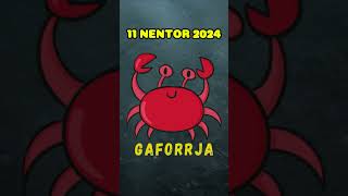 GAFORRJA  Horoskopi ditor 11 nentor 2024 [upl. by Lucais420]