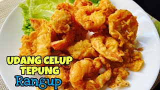 Resepi Udang Celup Tepung Rangup Sedap Simple [upl. by Skiba]