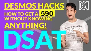 Digital SAT Math  Desmos Hacks Get a 590 without knowing any math [upl. by Rich379]