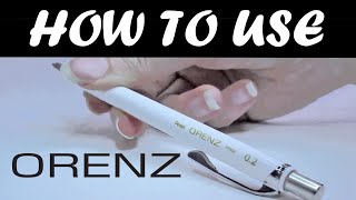 How to use Pentel ORENZ [upl. by Stanislaus]