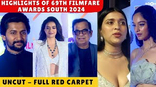 69th Filmfare Awards South 2024 HIGHLIGHTS From winner’s list to interviews [upl. by Alrich515]