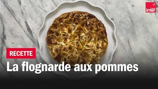 La flognarde aux pommes  Les recettes de FrançoisRégis Gaudry [upl. by Kcolttam]