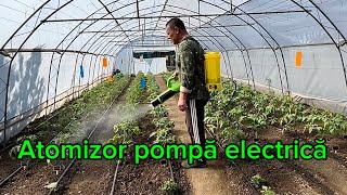 Atomizor pentru pompa electrică de stropit Prima folosire la aplicarea Voyager X [upl. by Tinor940]