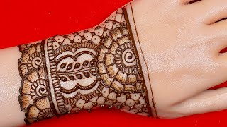 Very beautiful stylish mehndi design  easy mehndi design  mehndi mehnditutorial hennadesign [upl. by Gnihc]