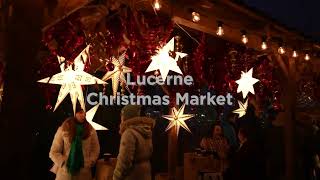 Christmas Market in Zurich amp Lucerne [upl. by Ruhtracm]