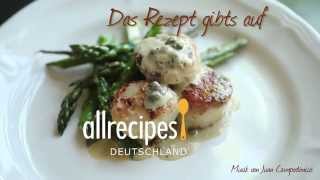 Rezept Jakobsmuscheln in Pesto Sahnesauce selber machen [upl. by Ellehcsor799]