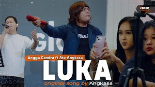 Luka  Cover by Angga Candra ft Ato Angkasa at Giga Culinary Cianjur [upl. by Anawqahs]