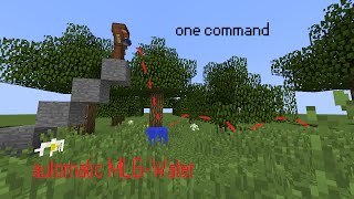 Minecraft vanilla automatic MLG Water one Command [upl. by Mazurek]