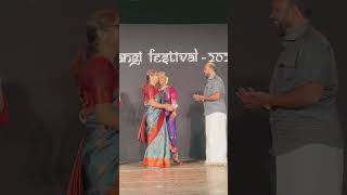 NAVYA NAIR BHARATANATYAM MAATHANGI FESTIVAL 2024 navyanair festival trending [upl. by Romanas]