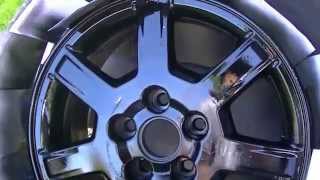 2005 Cadillac CTS Spray Paint Wheels [upl. by Inneg]