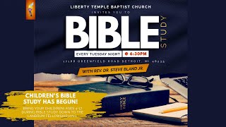 110524 Liberty Temple’s 630 pm Tuesday Night “Spread the Word”Bible Class [upl. by Siulesoj]