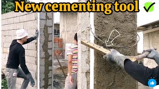 How do they make cementConstruction workerHouse constructionCement [upl. by Droffilc]