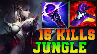 15 Kills Evelynn Jungle Guide Build Combo Gameplay LOL S14 Top Rank 1 Evelynn Runes 1420 Season 14 [upl. by Nalat]