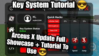 Arceus X V3 Full Showcase  Tutorial On How To Use and Key System 😱 [upl. by Aroon503]