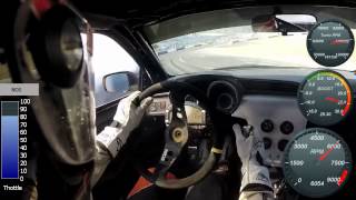 POV With Data Fredric Aasbo Scion tC 4cyl Turbo NOS vs JTP Mustang V8 [upl. by Pulchi]