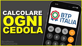 BTP ITALIA come calcolare subito qualsiasi cedola con questo file excel [upl. by Oster]