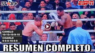 Resumen de la pelea Canelo vs Charlo PELEA COMPLETA Figth Saul Canelo Álvarez vs Jermell Charlo FULL [upl. by Patman]