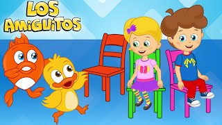 El Juego de Las Sillas Musicales cancion infantil  Los Amiguitos Canciones Infantiles [upl. by Noinatrad]