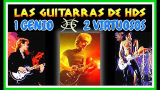 LAS 3 GUITARRAS de HÉROES DEL SILENCIO ALAN GONZALO y JUAN VALDIVIA  YouTube enciclopediarock [upl. by Rehteh610]