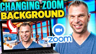 How To Change Background in Zoom Meeting 2023 [upl. by Akcinat]