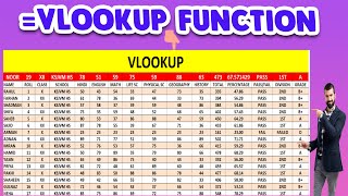 VLOOKUP Function In Ms Excel  VLOOKUP ka use Kaise Karen [upl. by Zaremski]