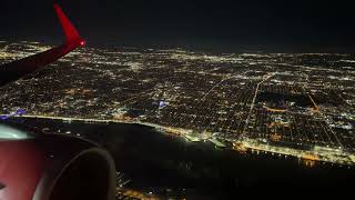 NIGHT LANDING  Air Canada Rouge A321 landing in Montreal YUL [upl. by Trojan450]