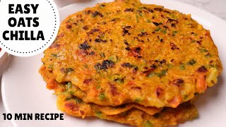 10MINUTE OATS CHILLA Recipe for Weight Loss  Healthy Tuesdays  Episode 01 [upl. by Moe]