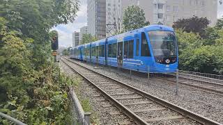 Light rail in Stockholm and Solna [upl. by Nauqel]