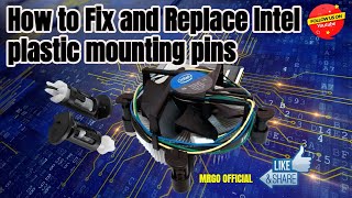 INTEL CPU MOUNTING PINS ll How to Replace and fix [upl. by Eichman752]