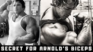 Shocking Revelation How Arnold Schwarzenegger Built His Iconic Biceps [upl. by Possing]