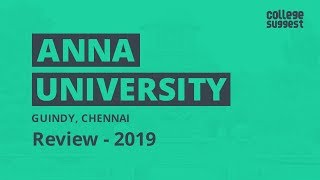 Anna University College of Engineering Guindy  Review 2019 [upl. by Helgeson991]