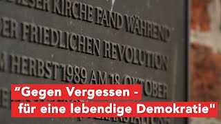 Friedliche Revolution Gedenken an die erste Großveranstaltung am 18 Oktober 1989 in Proseken [upl. by Kylander]