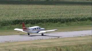 Piper Saratoga PA32R300 Taxiing and Takeoff CSU3 [upl. by Jaan]