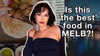 Intersex person tries the BEST RATED food in MELBOURNE [upl. by Dennie880]