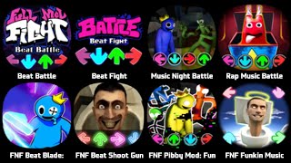 FNF Nyan Cat FNF Bowser Beat Battle Music Night Battle FNF Mickey Mouse FNF Beat Blade [upl. by Naz]