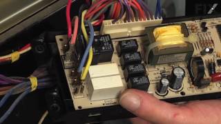 Frigidaire Range Repair – How to replace the Electronic Control Board [upl. by Mendelson]