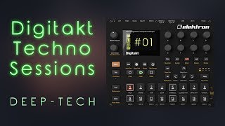 Digitakt Techno Sessions 01  Modub Explorations DeepTech [upl. by Ardnak]