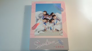 ♡Unboxing Seventeen 세븐틴 1st Studio Album First Love amp Letter Love Version♡ [upl. by Bushey]