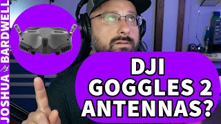 DJI Goggles 2 Replacement Antennas Better Than Stock Micro AXII HD Stubby  FPV Questions [upl. by Ahsele]