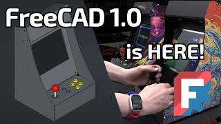 FreeCAD 10 was just Released Making a Sheet Metal Arcade Machine [upl. by Finnigan391]