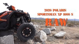 2020 Polaris Sportsman XP 1000 S Test RAW [upl. by Aihsila937]