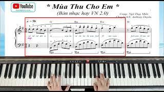 Hướng dẫn quotMÙA THU CHO EMquot P1 Intro  sheet [upl. by Nytsirk]