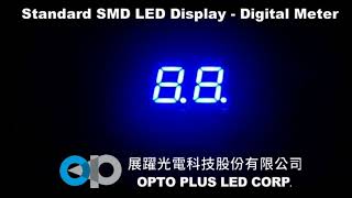 Standard SMD LED display  Digital meter application  OPTO PLUS LED corp 展躍光電科技 [upl. by Latsyrk485]