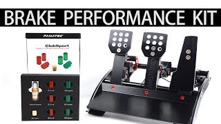 FANATEC CLUBSPORT BRAKE PERFORMANCE KIT SETUP  INSTALL [upl. by Boycie]