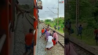 train indianrailways railway rail automobile viralvideo tigerline traintravel railwaytrack [upl. by Sinclair]