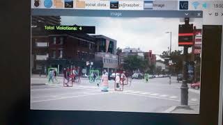 Social Distancing Detector Using OpenCV and Raspberry Pi [upl. by Pisano509]