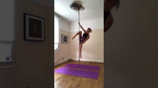 Pole tutorial  side saddle superman [upl. by Fiedler13]