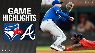 Blue Jays vs Braves Game Highlights 9624  MLB Highlights [upl. by Annonyw]