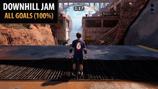 Downhill Jam All Goals amp Stat Points ► Tony Hawks Pro Skater 1  2 [upl. by Duquette740]