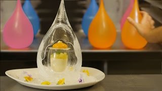 MAGICAL ICE DROP PANNA COTTA DESSERT RECIPE How To Cook That Ann Reardon [upl. by Namrak]